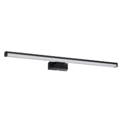 Afbeelding 1 Kanlux Asten Led Wandlamp 12W, 60x11cm, IP44, mat zwart
