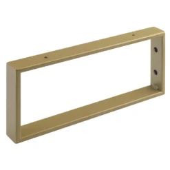 Afbeelding 1 Sapho Steunbeugel 35x15x4cm, gelakt staal, mat goud