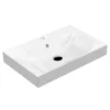 Afbeelding 1 Kerasan Cento Keramische wastafel 70x45cm, wit