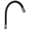 Afbeelding 1 Aqualine Flexibele uitlooparm voor kraan, 47cm, 3/4", mat zwart