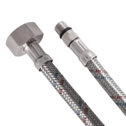 Afbeelding 1 Aqualine Flexibele RVS-slang M10x1/2", (l) 60cm