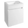 Bruckner Torin Wastafelonderkast inclusief wastafel 40x50x22cm, wit 9 Afbeelding 1 Bruckner Torin Wastafelonderkast inclusief wastafel 40x50x22cm, wit