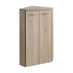Afbeelding 1 Aqualine Zoja Hoekmeubel 35x78x35cm, eiken platina
