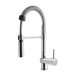 Afbeelding 1 Sapho Rhapsody Keukenkraan met uittrekbare handdouche (h) 49cm, chroom