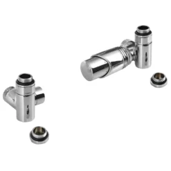Afbeelding 1 Bruckner Wicher Eck Thermostatische hoekstopkraan, chroom