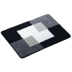 Afbeelding 1 Ridder Coins Badmat 60x90cm antislip, polyester, grijs