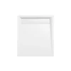 Afbeelding 1 Polysan Varesa Kunstmarmeren douchebak 90x80cm, wit