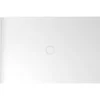 Afbeelding 1 Polysan Mirai Rechthoekige kunstmarmeren douchebak, 120x80x1,8cm, links, wit