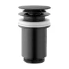 Afbeelding 1 Omp Tea Wastafelafvoer 5/4“, klikwaste, grote stop, max. 8cm, mat zwart