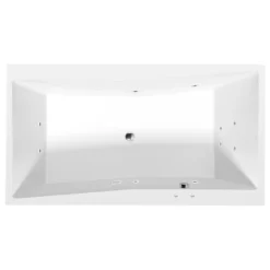 Afbeelding 1 Polysan Quest Whirlpoolbad, 180x100x49cm, Active Hydro, chroom