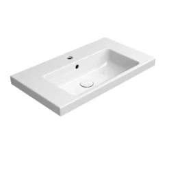 Afbeelding 1 GSI Norm Keramische wastafel 70x40cm, wit ExtraGlaze