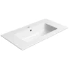 Afbeelding 1 GSI Pura Keramische wastafel Slim 82x46cm, wit ExtraGlaze