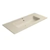 Afbeelding 1 GSI Pura Keramische wastafel Slim 102x46cm, mat creta