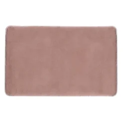 Afbeelding 1 Gedy Fuzzy Badmat, 50x80cm, 100% polyester, antislip, roze
