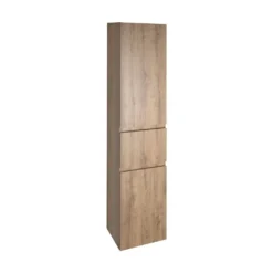 Afbeelding 1 Aqualine Altair Wastafelonderkast 40x184x31cm, rechts, eiken emporio