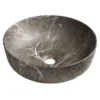 Afbeelding 1 Sapho Rondea Keramische waskom Ø41cm, Breccia-marmer