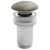 Afbeelding 1 Sapho Wastafelafvoer 5/4", klikwaste, keramische stop, 10-50mm, Breccia-marmer