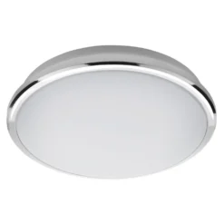 Afbeelding 1 Sapho Silver Plafond LED-lamp, Ø29cm, 10W, 230V, 3000K/4000K/6500K, IP44, chroom