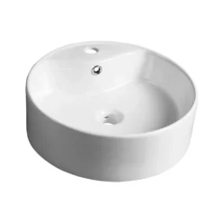 Afbeelding 1 Sapho Yakarta Keramische waskom, Ø46cm, wit