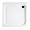 Afbeelding 1 Aqualine Vierkante zelfdragende douchebak van acryl 80x80x15cm