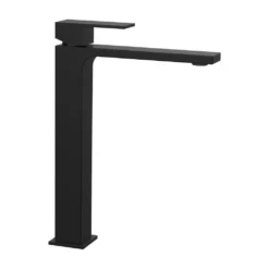 Afbeelding 1 Sapho Cubemix Wastafelkraan, hoog, mat zwart