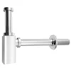 Afbeelding 1 Aqualine Wastafelafvoer 5/4" Ø32mm, vierkant, chroom