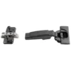 Afbeelding 1 Sapho Blum Scharnier, volledig opliggend, Soft Close, inclusief afdekkingen, zwart onyx