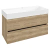 Afbeelding 1 Sapho Odetta Wastafelonderkast 95x50x43,5cm, eiken Alabama