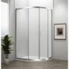 Afbeelding 1 Polysan Easy Kwartronde douchecabine 120x90cm, links/rechts, helder glas