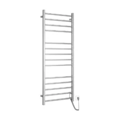 Afbeelding 1 Sapho Eskinado Elektrische handdoekradiator, vierkant, 60x150cm, 130W, gepolijst RVS