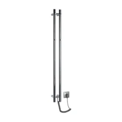 Afbeelding 1 Sapho Papinado Elektrische handdoekradiator, 10,9x120cm, 40W, chroom