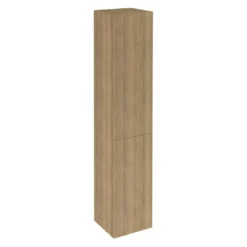 Afbeelding 1 Sapho Espace Kast 35x172x32cm, 2 deuren, links/rechts, eiken cuneo