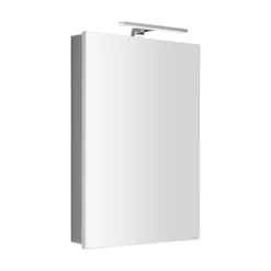 Afbeelding 1 Sapho Greta Spiegelkast inclusief LED-lamp, 50x70x14cm, mat wit