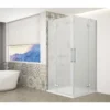 Afbeelding 1 Gelco Trinity Chrome Rechthoekige douchecabine 120x110cm hoekinstap, matglas