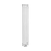 Afbeelding 1 Sapho Pilon Badkamerradiator 27x180cm, 4 haken, mat wit