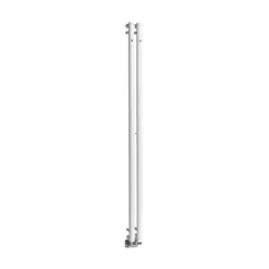 Afbeelding 1 Sapho Pilon Badkamerradiator 12,2x180cm, met 2 haken, mat wit