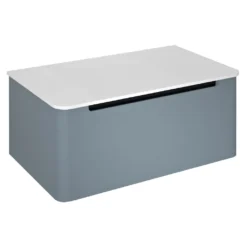Afbeelding 1 Sapho Kerala Wastafelonderkast 80x35x47,5cm, 1x lade, siena