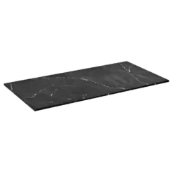 Afbeelding 1 Sapho Lorea Rockstone wastafelblad 101x1,2x52,5cm, zwart attica
