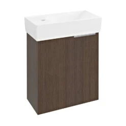 Afbeelding 1 Sapho Latus Ix Wastafelonderkast 44x50x22cm, Pine Rustic