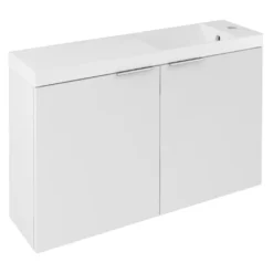 Afbeelding 1 Sapho Latus X wastafelonderkast 78,8x50x22cm, wit
