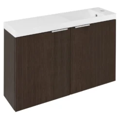 Afbeelding 1 Sapho Latus X wastafelonderkast 78,8x50x22cm, Pine Rustic