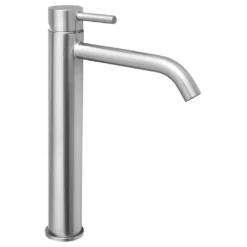 Afbeelding 1 Sapho Minimal Hoog wastafelmengkraan, mat RVS