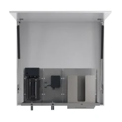 Afbeelding 1 Nofer Towel Spiegelkast 90cm met automatische zeepdispenser, kraan en papierhanddoekdispenser