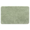 Aqualine Rist Badmat, 50x80cm, 100% polyester, antislip, groen 2 Afbeelding 1 Aqualine Rist Badmat, 50x80cm, 100% polyester, antislip, groen