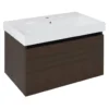Afbeelding 1 Sapho Nelio Wastafelonderkast 76,5x44x49cm, pine rustic