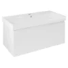 Afbeelding 1 Sapho Nelio Wastafelonderkast 96,5x44x49cm, glanzend wit