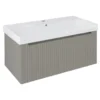 Afbeelding 1 Sapho Nelio Strip Wastafelonderkast 96,5x44x49cm, agila