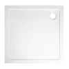Afbeelding 1 Aqualine Tecmi Vierkante kunstmarmeren douchebak 80x80x3cm