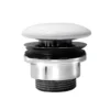 Afbeelding 1 GSI Vrije doorstroming Wastafelafvoer 5/4“, keramische stop, 0,5-6,5cm, wit ExtraGlaze