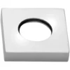 Afbeelding 1 Sapho Vierkante rozet 60/32mm, hoogte 13mm, chroom
